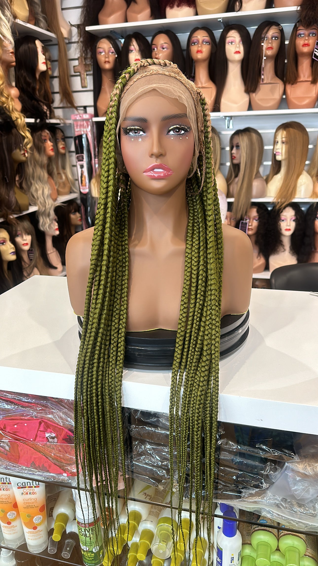 Onzy dark green – All About Braids and Hair Extensions
