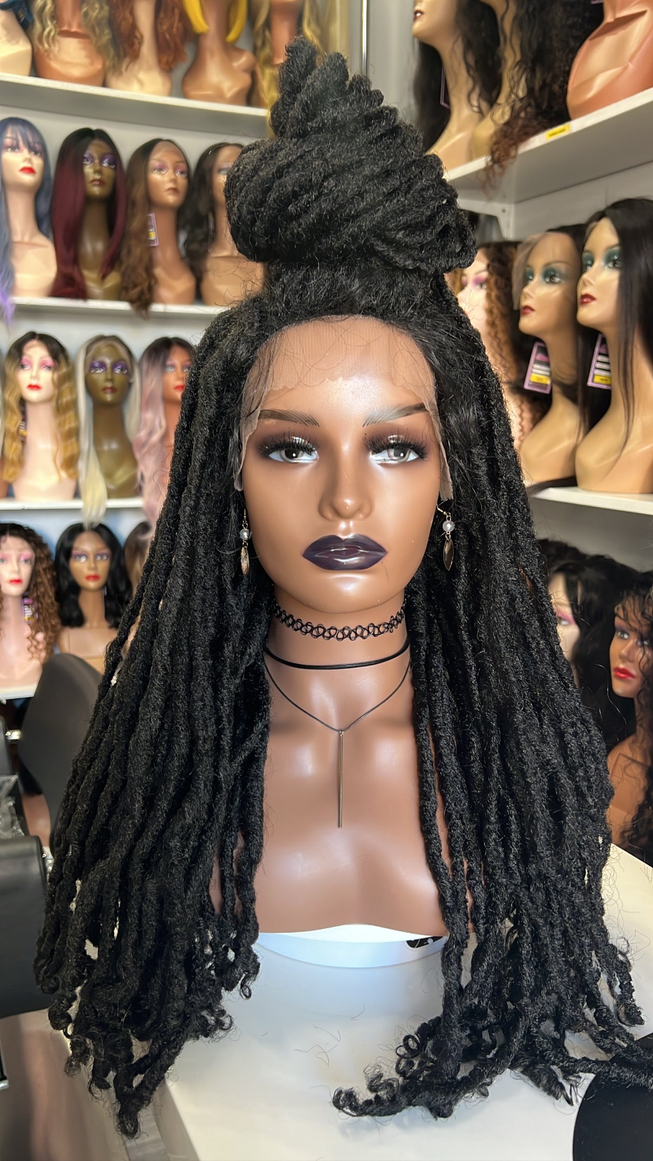 Black 2025 wig dread