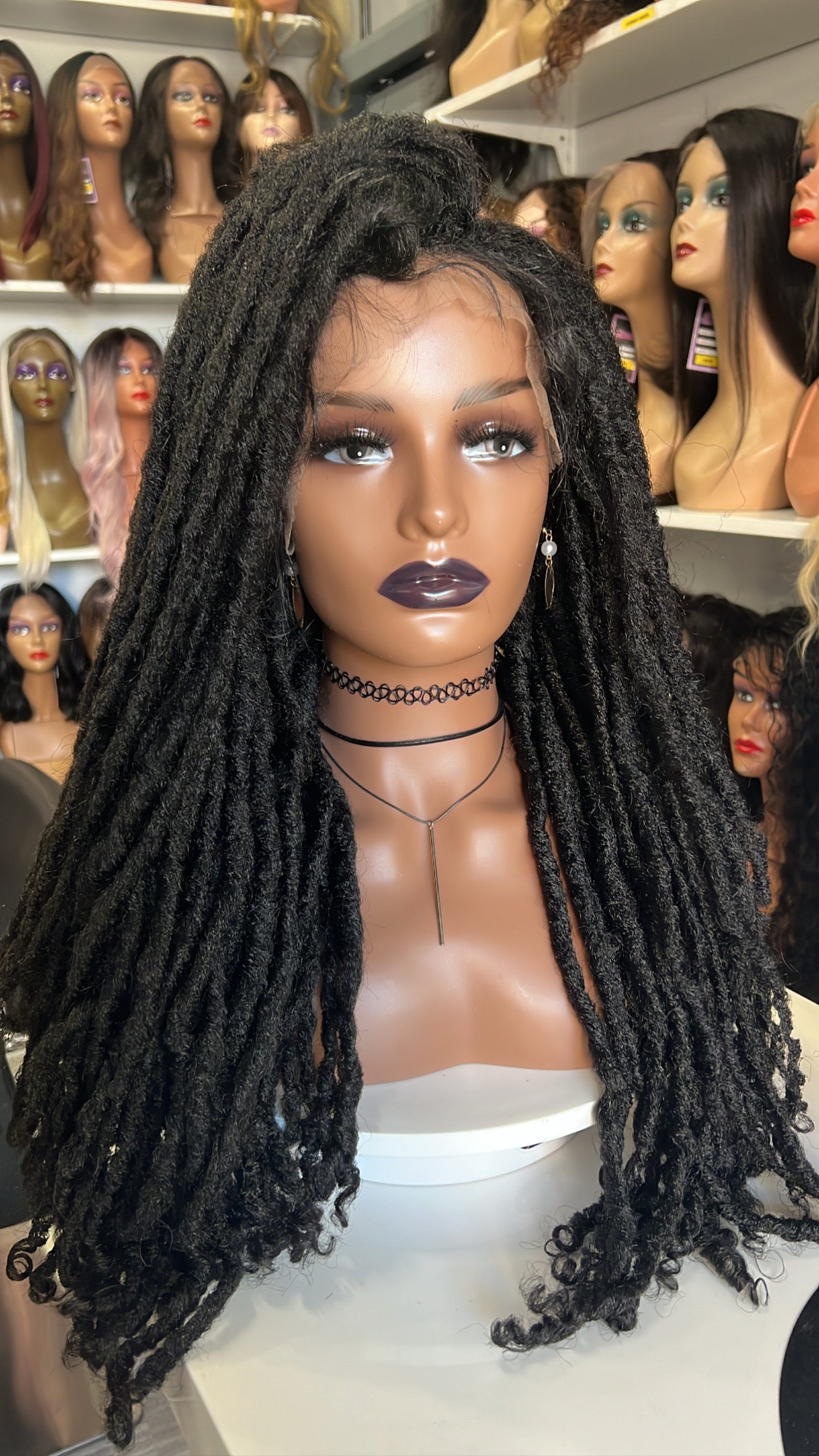 Wig Artificial Dreadlocks Hair Piece Dread Black – All About